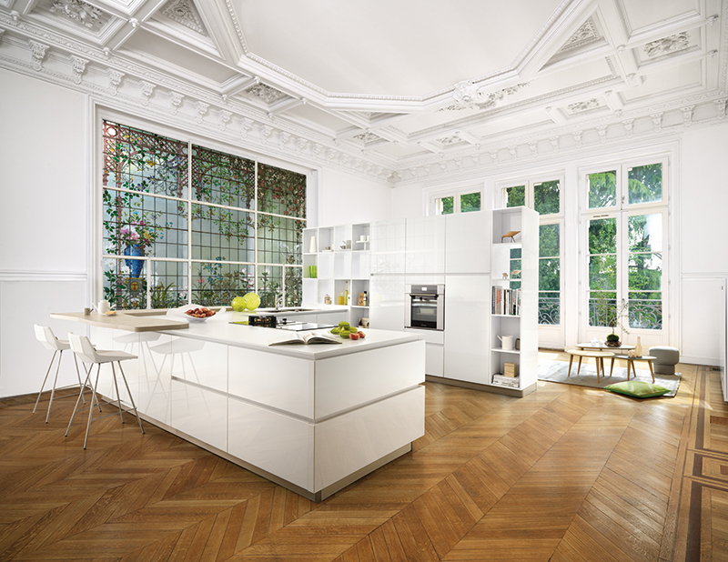Schmidt kitchen modern showstopper white